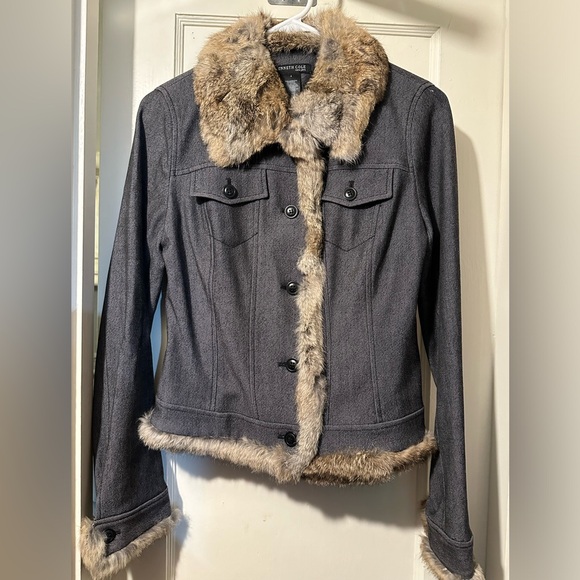 KENNETH COLE Jean Jacket Women’s NWOT Size 4 - Picture 9 of 10